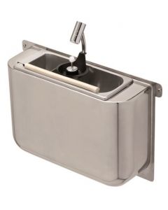 Combisteel SINK FOR ICE CREAM SCOOP WITH SCOOP SHOWER 410X120X270  WITH WATER DRAIN HOLE, WATER CONNECTION AND OVERFLOW PIPE