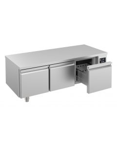 Combisteel REFRIGERATED COUNTER 600 HEIGHT 3 DRAWERS