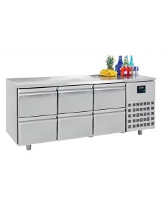 CombiSteel 700 REFRIGERATED COUNTER 6 DRAWERS