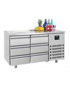 CombiSteel 700 REFRIGERATED COUNTER 6 DRAWERS