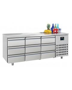 CombiSteel 700 REFRIGERATED COUNTER 9 DRAWERS
