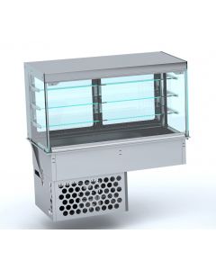 CombiSteel DROP-IN CUBIC REFRIGERATED DISPLAY - CLOSED 3/1
