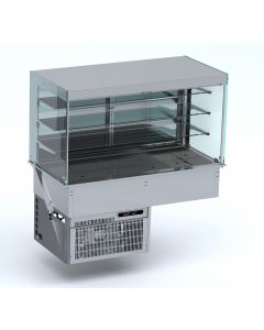 CombiSteel DROP-IN CUBIC REFRIGERATED DISPLAY WALL MODEL - ROLL-UP 4/1