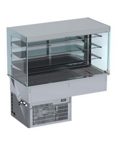 Combisteel DROP-IN CUBIC REFRIGERATED DISPLAY WALL MODEL - ROLL-UP 5/1