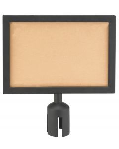 CombiSteel INFO BOARD A4 BLACK FRAME FOR 7522.0010