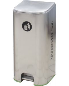 CombiSteel PEDAL DISPOSAL BIN BRUSHED STAINLESS STEEL