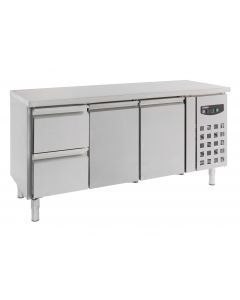 Combisteel 700 REFRIGERATED COUNTER 2 DOORS AND 2 DRAWERS