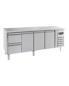 Combisteel 700 REFRIGERATED COUNTER 3 DOORS AND 2 DRAWERS