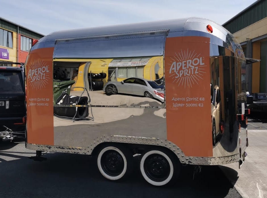 Aperol Spritz Promo Vehicle campaign for All Together Now music festival 2019
